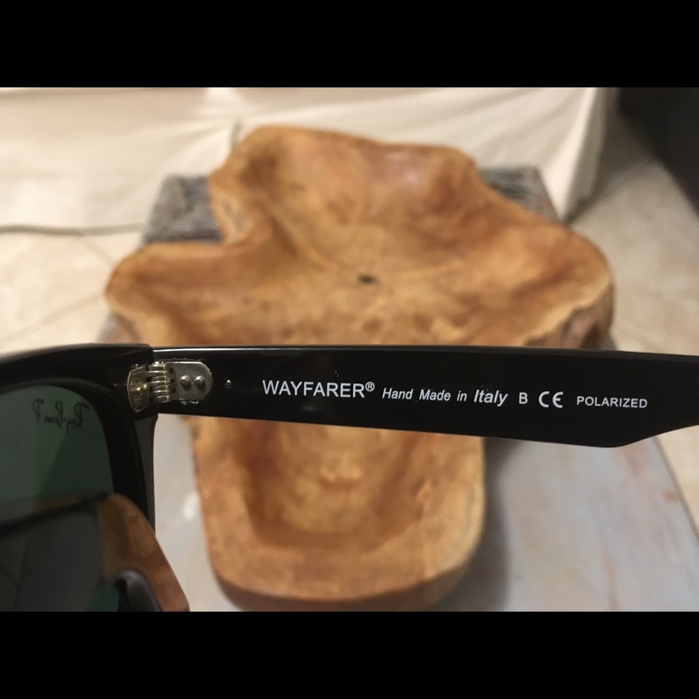Ray ban wayfarer polarized glass lenses - Picture 6 of 11